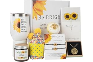 ITHMAHCO Sunflower Gifts for Women, Birthday Gifts for Women, Mom, Daughter, Sister, BFF, Fabulous Mother's Day Gift For Her, Friendship Inspirational Gifts for Friend,SPA Bath Gift Box for Mom Daughter Sister