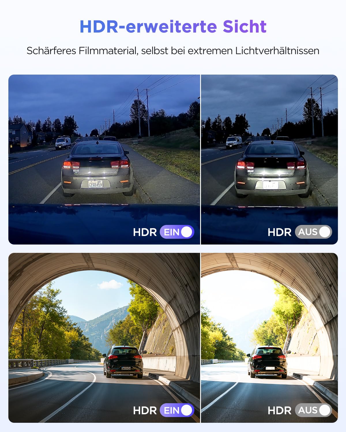 VIOFO A119M Pro 4K HDR Mini Dashcam Auto mit CPL, Wi-Fi 6 & GPS Autokamera Vorne mit STARVIS 2, Sprachsteuerung & Sprachausgabe, Nachtsicht 2.0, Gepuffertes Parkmodus, 1,5" LCD Versteckte Dash Cam 4