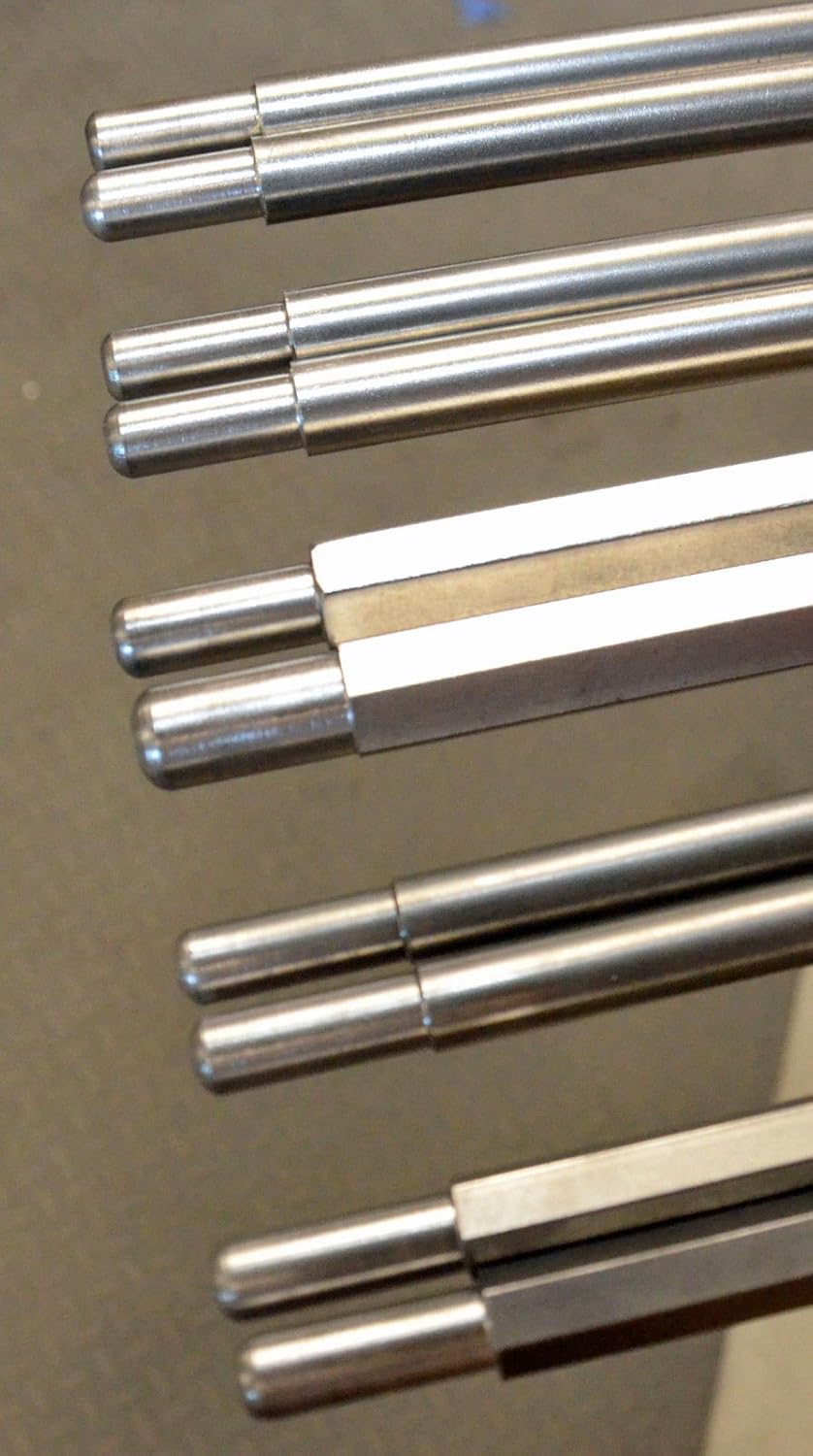 LegendaryYes Garage Door Torsion Spring Winding Bars Pair 24 Inch HEX