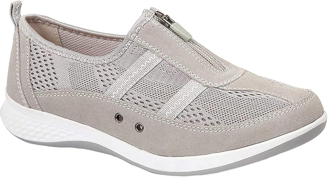 ladies wide fit white trainers