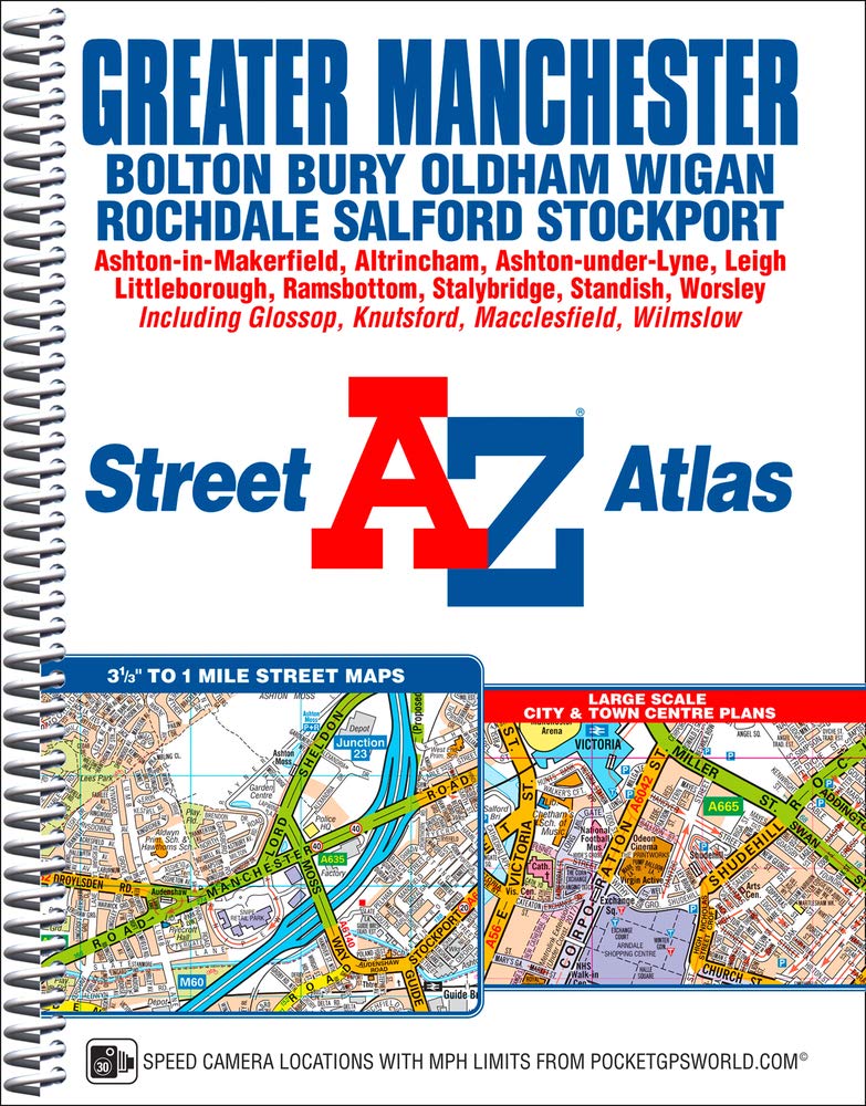 A To Z Maps Greater Manchester A-Z Street Atlas: Geographers' A-Z Map Co Ltd:  9781843488217: Amazon.com: Books