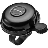 Schwinn Classic Black Bike Bell, Bicycle Accessories, Kids and Adult Bikes, Easy Installation, Loud Ringing Sound