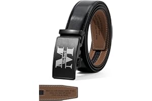 UNIGIFTIME Personalized Belt for Men, Custom Engraved Gifts for Christmas Fathers Day Anniversary Birthday