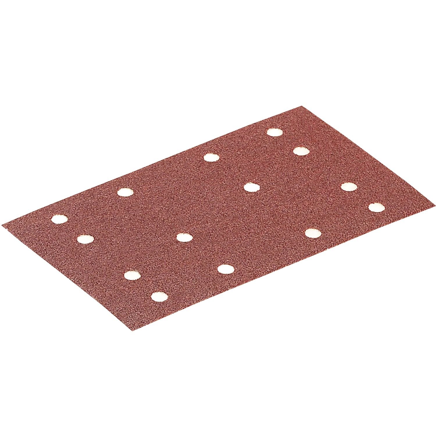 Festool 499056 STF 80X133 P80 RU2/10 Abrasive Sheet, Red, Set of 10 Pieces