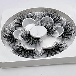 Veleasha Mink Eyelashes Faux 8D Wispy Fluffy Mink