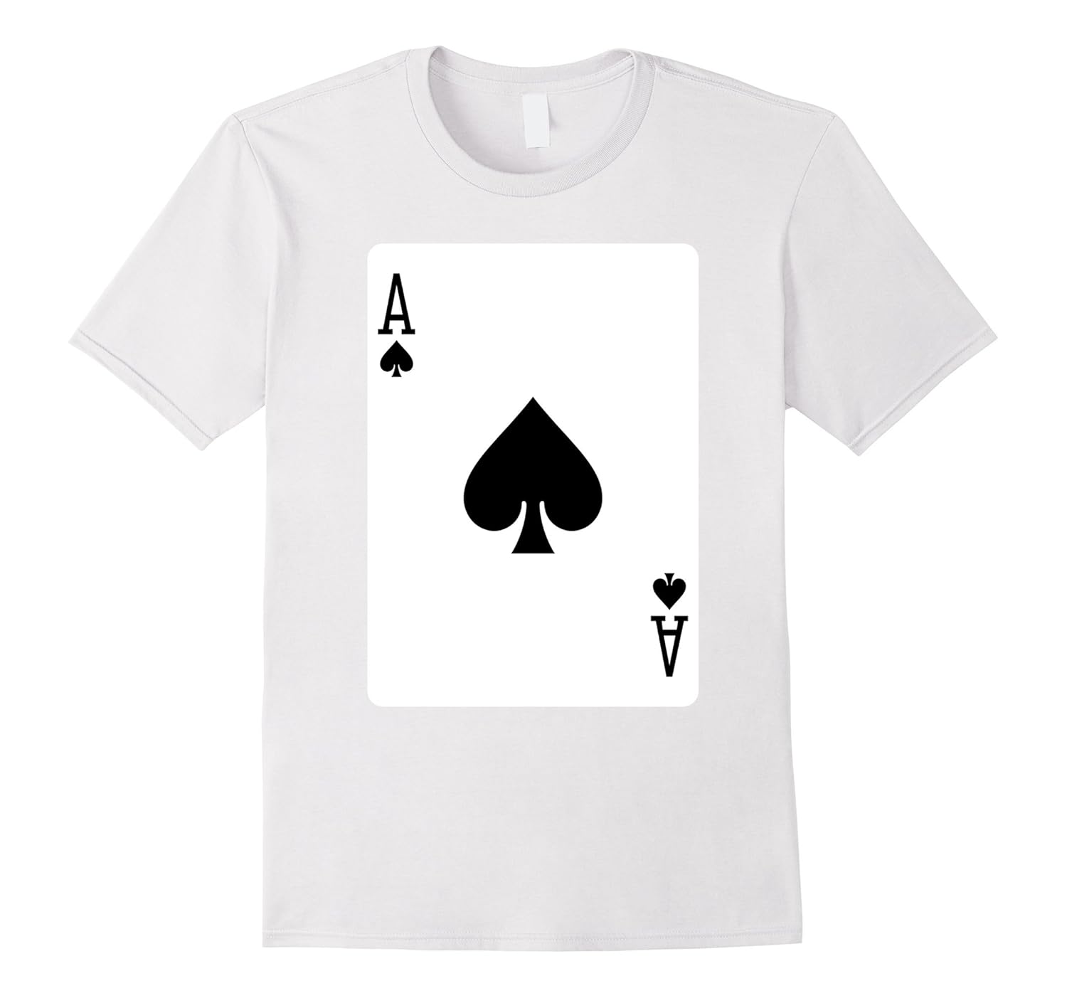 Ace of Spades T-Shirt Playing Card Halloween Costume-ANZ