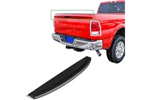OLLTOZ Rear Tailgate Molding Cap Spoiler Replacement Compatible with Dodge RAM 1500 2009-2017, 2500 3500 2010-2017 Tail Gate Protector CH1909100 55372052AH 55372052AF 55372052AG