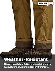 CQR Men's Winter Fleece Lined