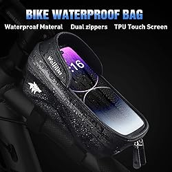 WOLFILIST Bike Bag - Waterproof Bike Frame Bag with