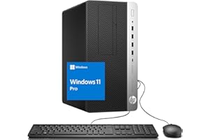 HP ProDesk 600 G3 MT Desktop PC Computer, Intel Core i5-6500 3.2GHz, 8GB RAM, 500GB, WiFi, BT, Mouse & Keyboard, ProDesk Comp
