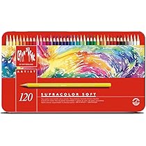 Caran D'ache Supracolor Pencil Set, 120/Tin (J3888420) : Amazon.ca