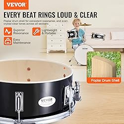 VEVOR Drum Set for Kids, Beginner Junior Drum Kit