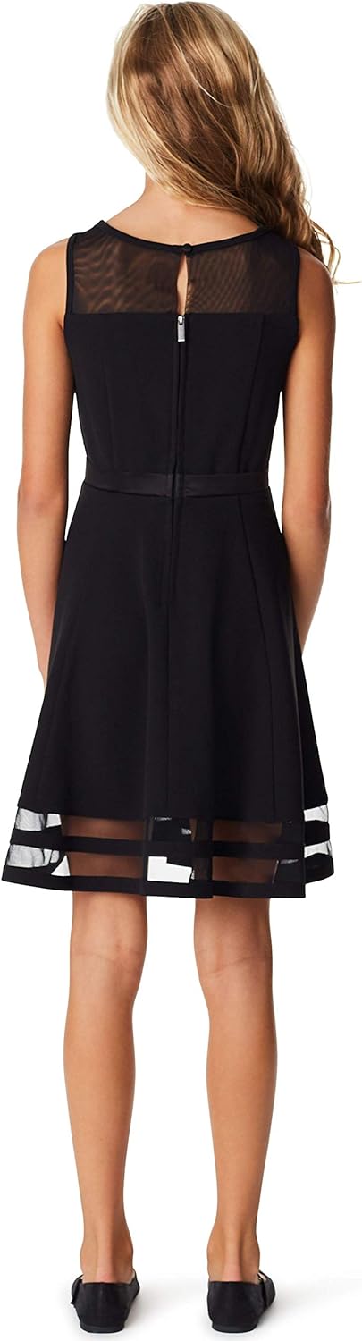 Calvin Klein Girls' Sleeveless Party Dress: Clothing