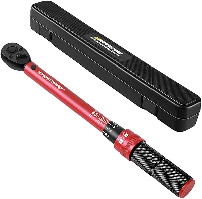 ATsafepro Torque Wrench 3/8 In Drive 5-60 Nm Dual Direction Click Wrench