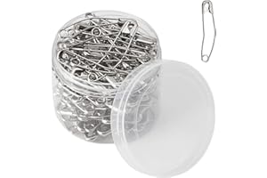 KALOVIN Quilting Curved Safety Pins for Quick Basting, Size 3, 100 Count