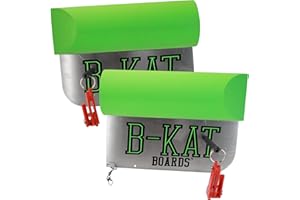 B-Kat Boards Catfishing Planer Boards, Reversible Side Planer, for Trolling, Dragging, Anchor Boat Fishing, Set of 2 Boards, Made in The USA