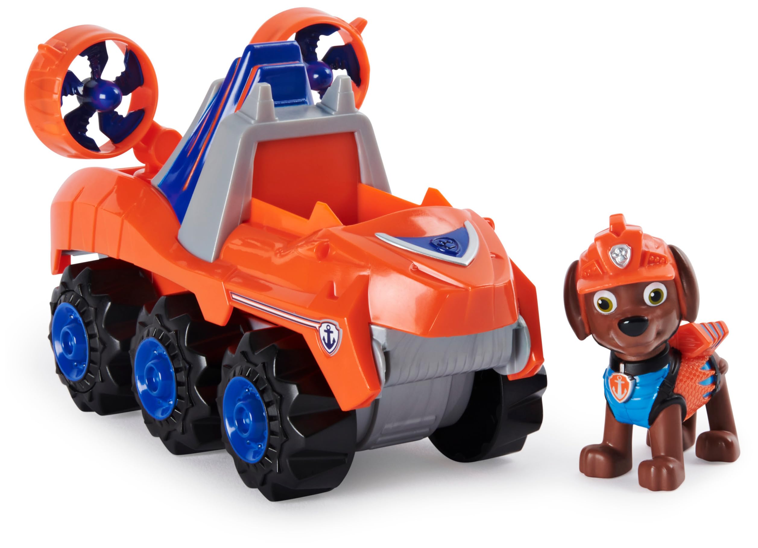 PAW Patrol, Dino Rescue Zuma’s Deluxe Rev Up Vehicle With Mystery Dinosaur Figure
