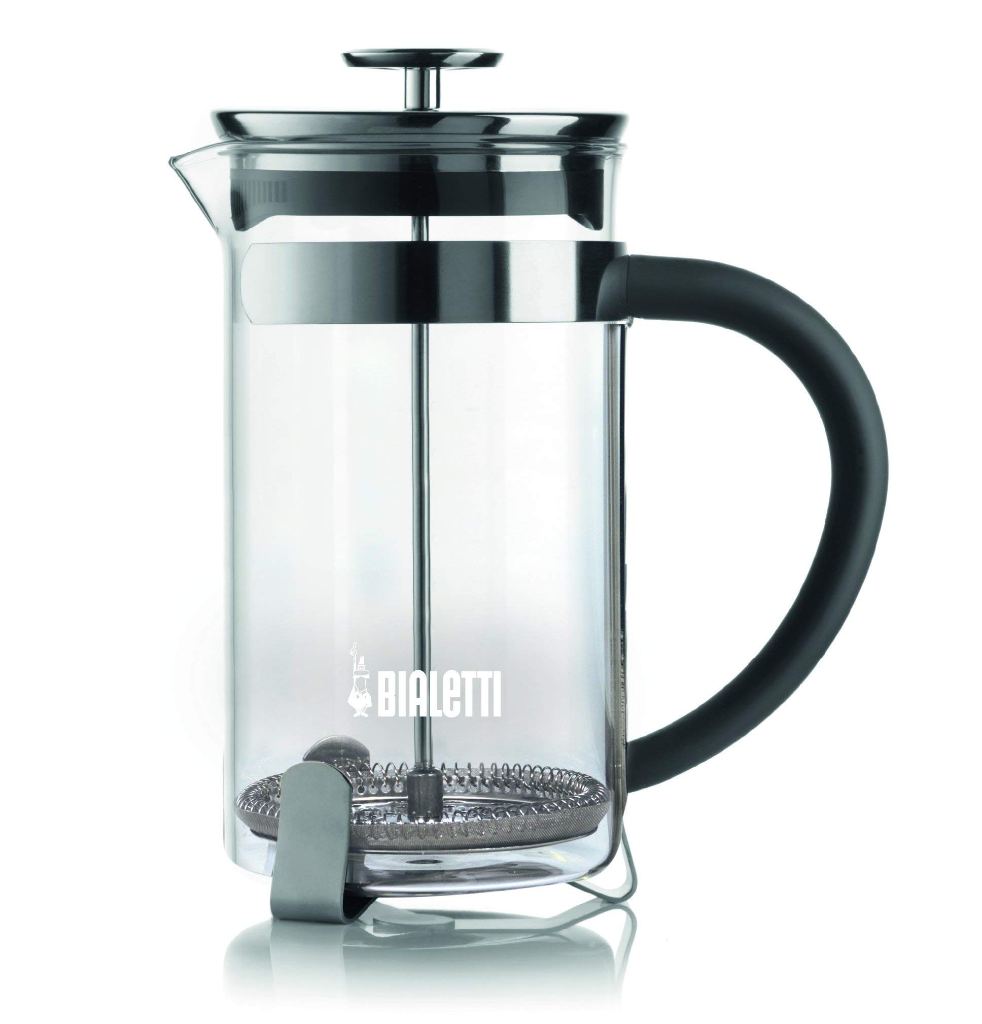 Bialetti Simplicity Frenchpress, Silver, 1 Litre 8 Cup