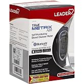 LEADER Air Blood Glucose Meter Kit Wireless Transmission to Mobile Device Advanced Triple Sense Technology