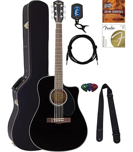 Amazon.com: Fender CD-60S Solid Top Dreadnought Acoustic