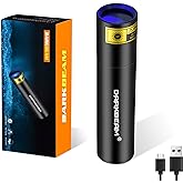 DARKBEAM UV Flashlight 365nm Light USB Rechargeable with UV-Filter, Wood's lamp Blacklight LED Ultraviolet Portable Mini Pock