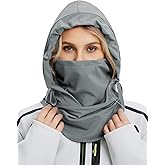 baleaf Balaclava Ski Mask Winter Water Resistant Face Mask for Women Men Cold Weather Gear Skiing Snowboarding Neck Gaiter Grey
