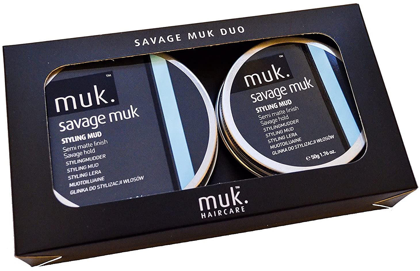 Savage Muk Duo 1x 95g + 1x 50g tin strongest hold product that Muk produces.