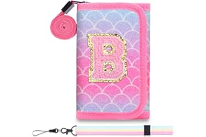 Luchike kids wallet Girls wallet with Coin Pocket - Toddler Wallet for Girls with Magic Sticker Teen for Gifts B