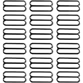 pson 20PCS 1 Inch Rounded Tri-Glide Slides, Metal Triple Slide Fastener for DIY, Sewing, Craft, Dog Collars, Leather craft Strap
