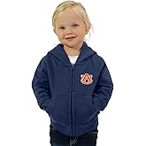Little King NCAA Boys/Girls Toddler Full Zip Fleece Hoodie Sweatshirt with Embroidered Team Logo 2T 3T 4T 5T