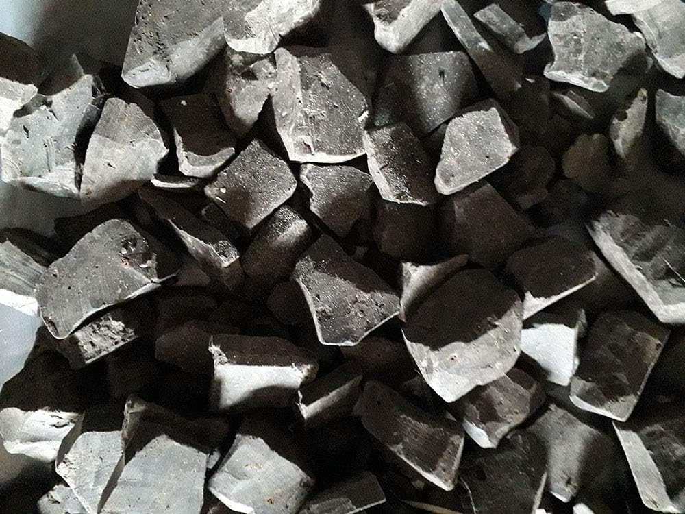 Black Clay (4 Oz, 125 gr.), Edible Clay, Chunks (lump) Natural for Eating