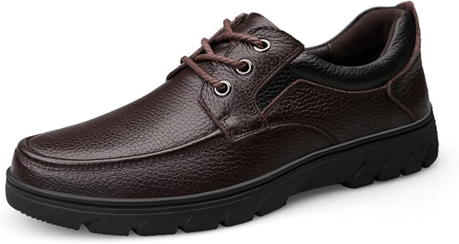 Amazon 3ホールレースアップ コンフォートシューズ メンズ ウォーキングシューズ ビジネス ビジネスシューズ 革靴 コンフォート スニーカー ウォーキング 紳士靴 レザー 黒 茶色 通勤 24cm 28 5cm ムリョシューズ ウォーキング