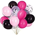 thumbnail image 2 of Pink Balloons Set, 63Pcs Hot Pink Latex Balloons 2 of 11