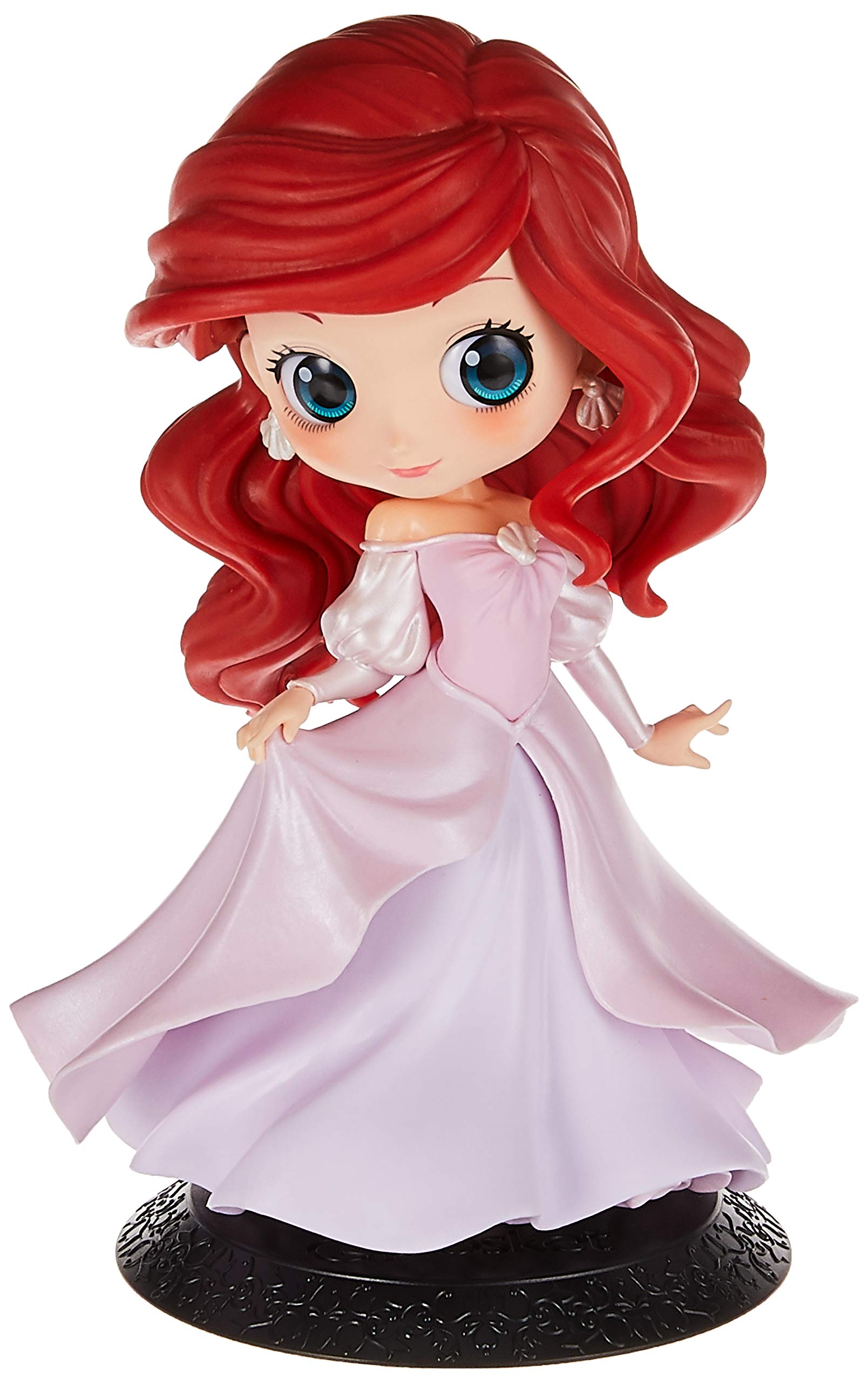 Banpresto 35685 Little Mermaid Q Posket Ariel Princess Pink Dress Figure