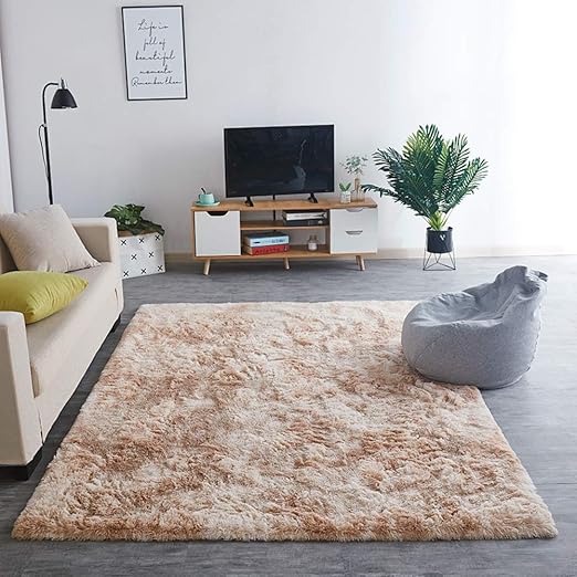 Amazon Com Mm Cdz Plush Shaggy Rug Tie Dye Fluffy Shag Area Rug For Living Room Ultra Soft Furry Rugs Carpets Bedroom Carpet Pad Nursery Floor Mat C 140x200cm 55x79inch Home Kitchen