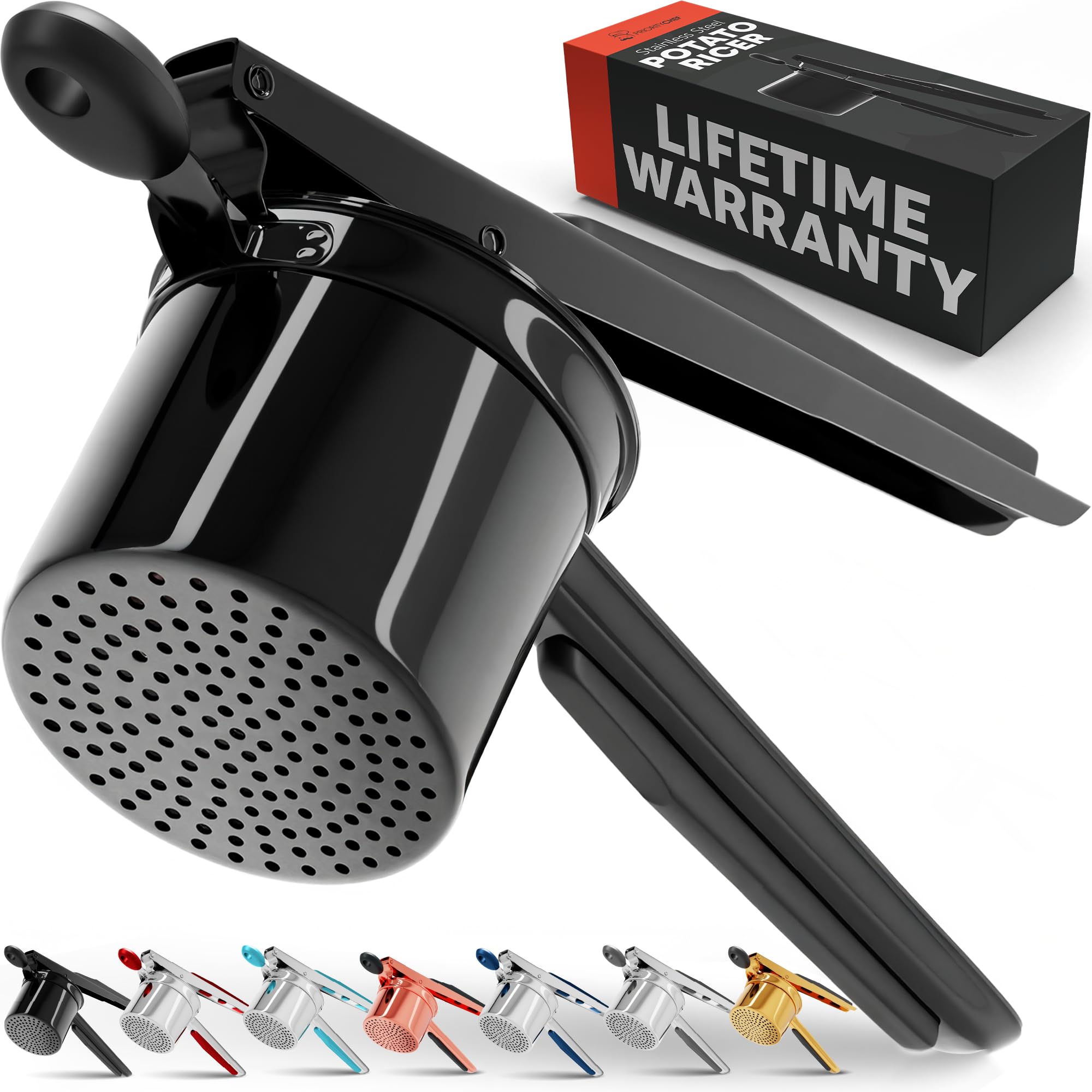 PriorityChef Large 15oz Potato Ricer, Heavy Duty