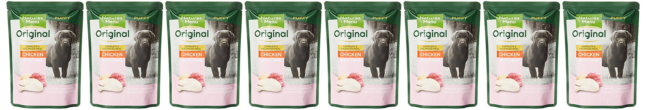 Natures Menu Puppy Junior Dog Food,Chicken, Lamb & Rice, 8x300g