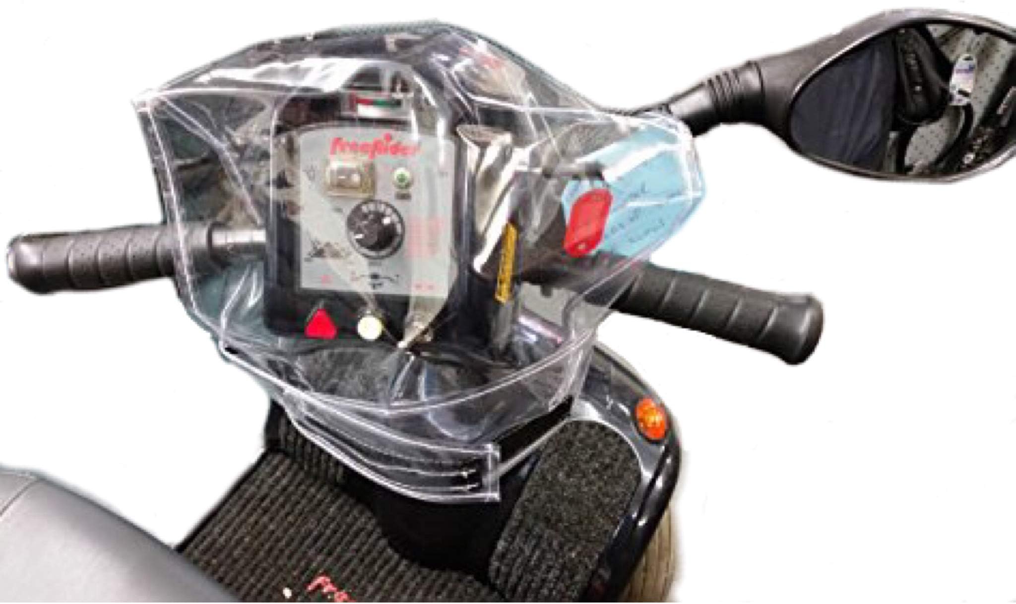 MOBILITY SCOOTER CONTROL PANEL/TILLER COVER CLEAR