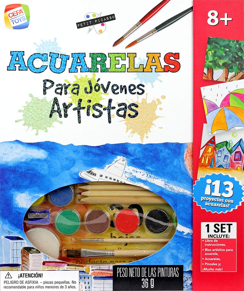Cefa Toys YOUNG ARTISTS, PETIT PICASSO Paint, White, One Size (Spice Box 572)