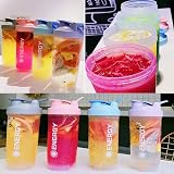 Pubiao Shaker Protein Cup 500 ml Pink with Mixer Ball Dual Mix view 6