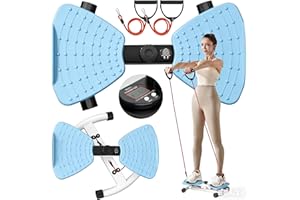 RENRUI Waist Twister Exercise Machine, 300LBS Capacity Ab Machine with the Smart Digital Counter, 20dB Silent Operation, Anti