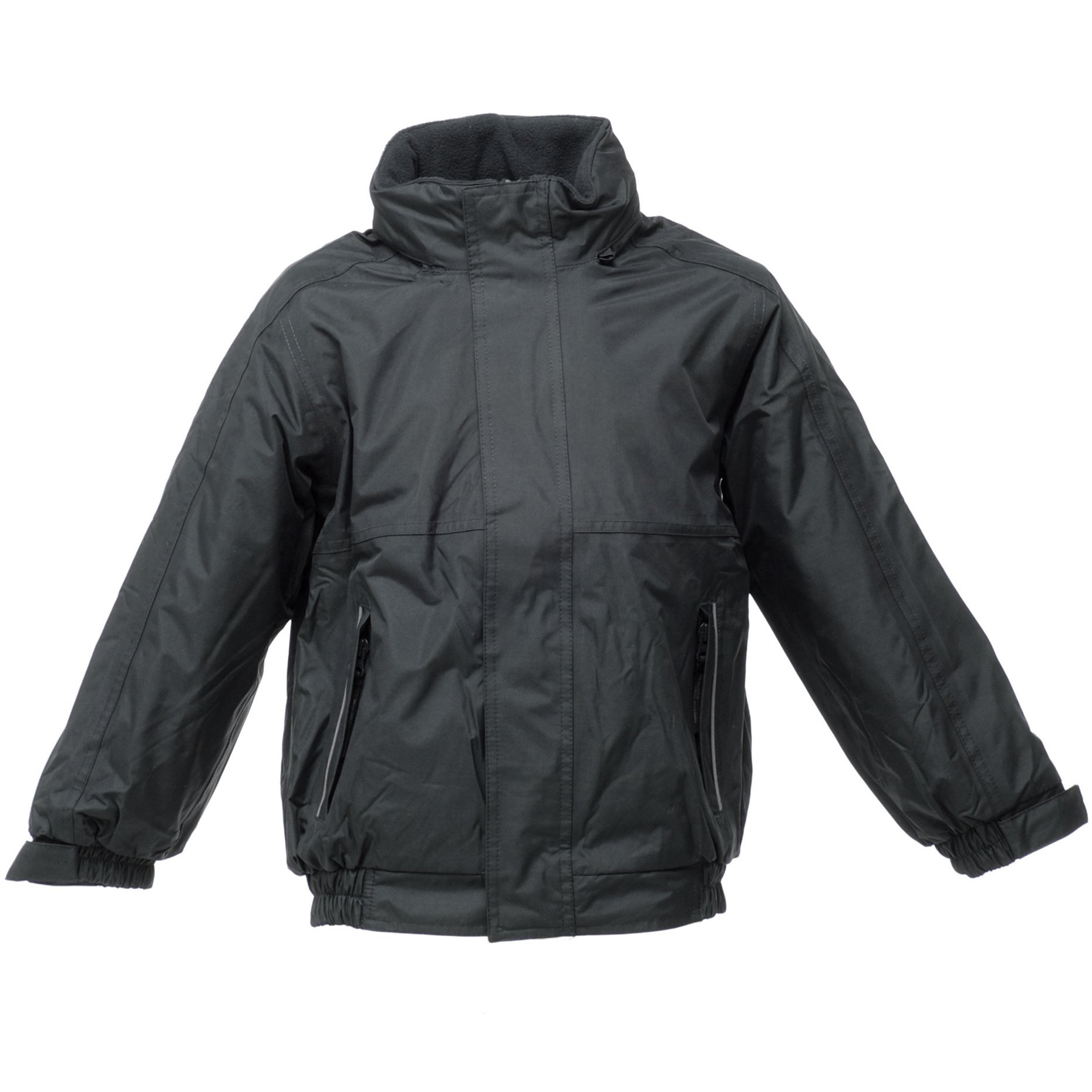 Regatta Kids Dover Jacket - 3-4 Years - Black/Ash