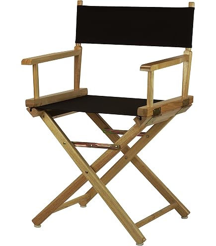 Amazon.com: Casual Home Director's Chair,Black Frame/Black Canvas