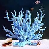 Besimple Artificial Aquarium Coral Ornament Plastic Fish Tank Plants Decoration for Aquarium Landscape (6.7&rdquo;x5.5&rdquo;x1.6&rdquo;)