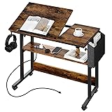 YITAHOME Height Adjustable Table with Charging