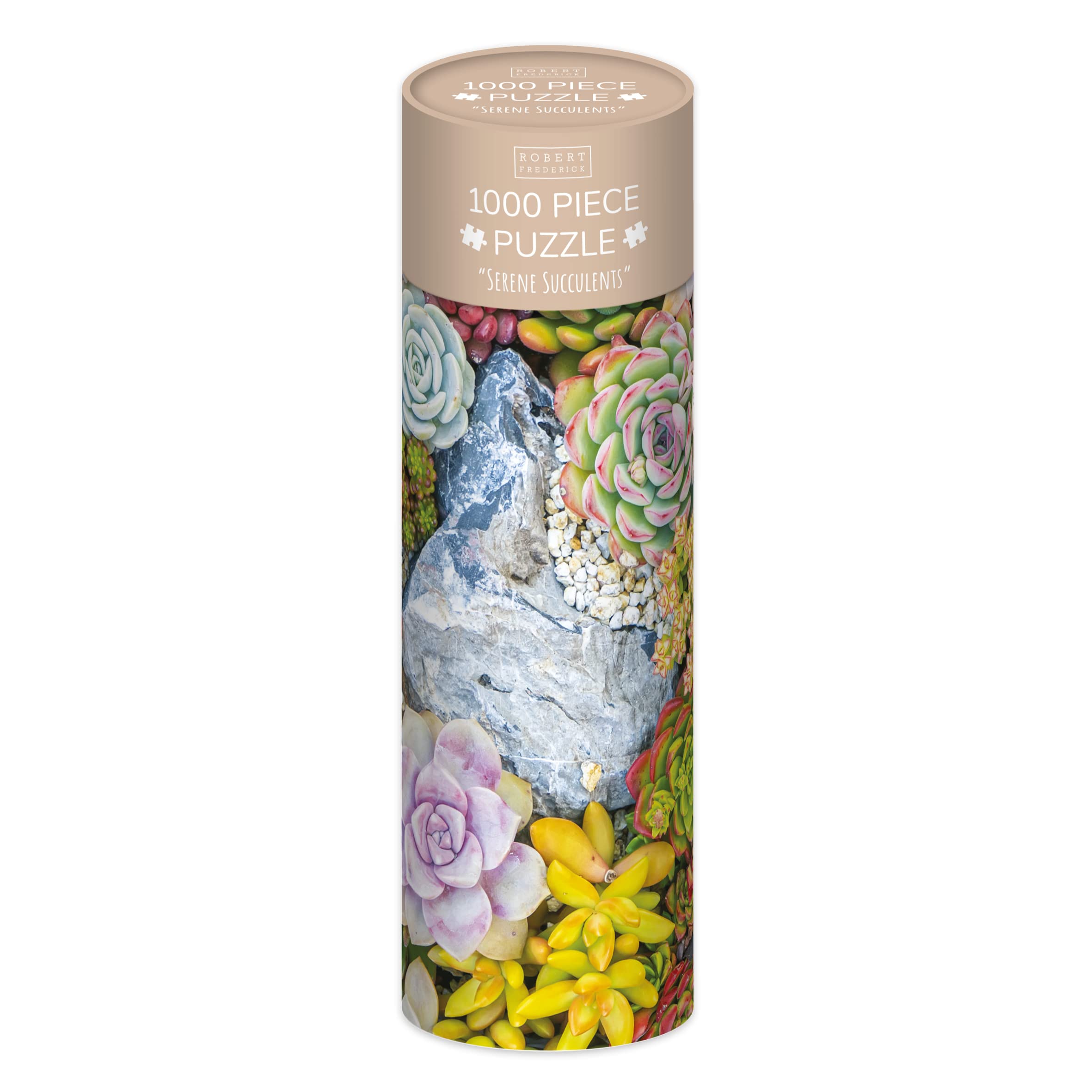 Robert Frederick RFS14042 Succulent Plants 1000 Piece Puzzle, Multicoloured