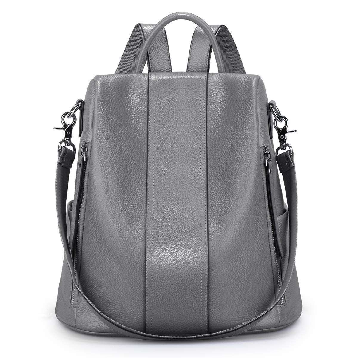 S-ZONE Women's Backpack, grey, S, Backpack Bags