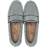 Women's Lightweight Knitted Loafers Casual Flat Shoes Comfortable Boat Shoes Flat Bottomed Breathable Shoes