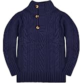 Zhaovi's Toddler Girl Boys Knit Cable Turtleneck Sweater Baby Pullover Outwear Spring Fall Winter