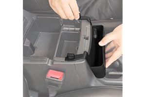 EDBETOS Center Console Hanging Box Compatible with Jeep Wrangler JL/JLU 2018-2021 2022 2023 2024 and Jeep Gladiator JT Truck 2020-2023 Interior Accessories, Armrest Storage Organizer Tray (Not for JK/JKU)